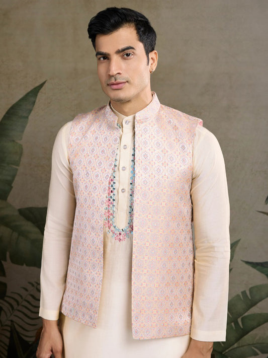 Koti Style Viscose Silk Kurta Set – Elegant Layered Ethnic Wear for Festive & Party Look