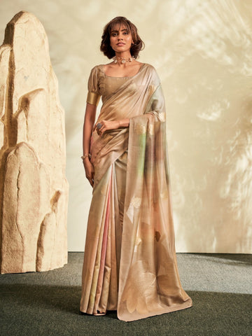 Soft Silk Handloom Khadi Weaving Saree – Timeless Weave For Women's