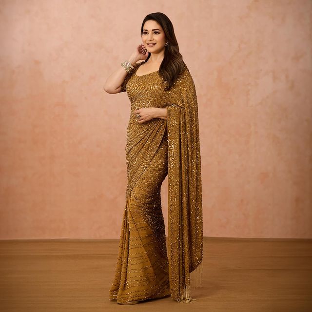 Trendy Women's Bollywood Heavy Georgette Saree