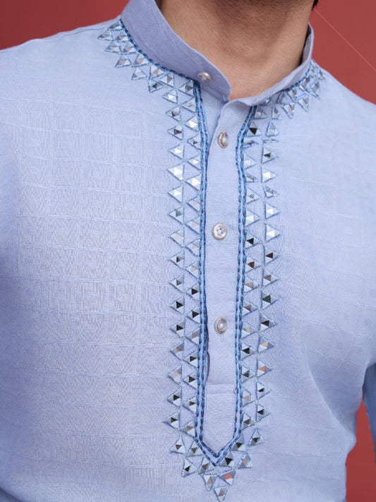 Classy Wear Mirror Work Kurta Men's Collection
