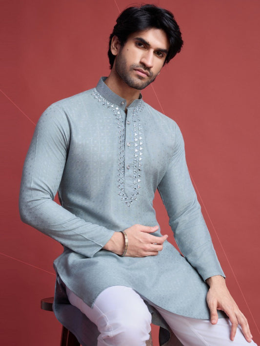 Classy Wear Mirror Work Kurta Men's Collection