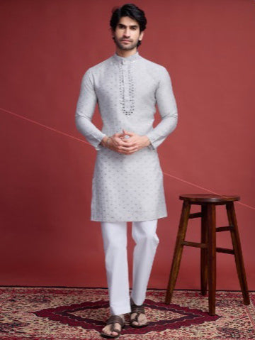Classy Wear Mirror Work Kurta Men's Collection