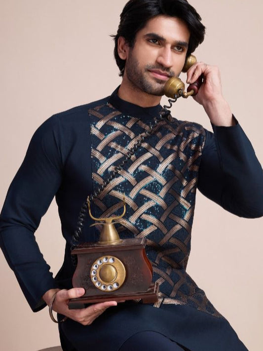 Exclusive Festival Wear Embroidered Kurta Men's Collection
