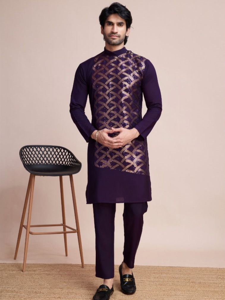 Exclusive Festival Wear Embroidered Kurta Men's Collection