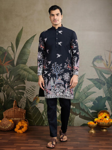 New Exclusive Festival Mens Wear Heavy Embroidered Men's Kurta