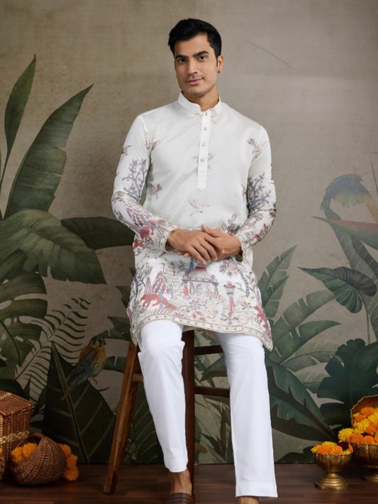 New Exclusive Festival Mens Wear Heavy Embroidered Men's Kurta
