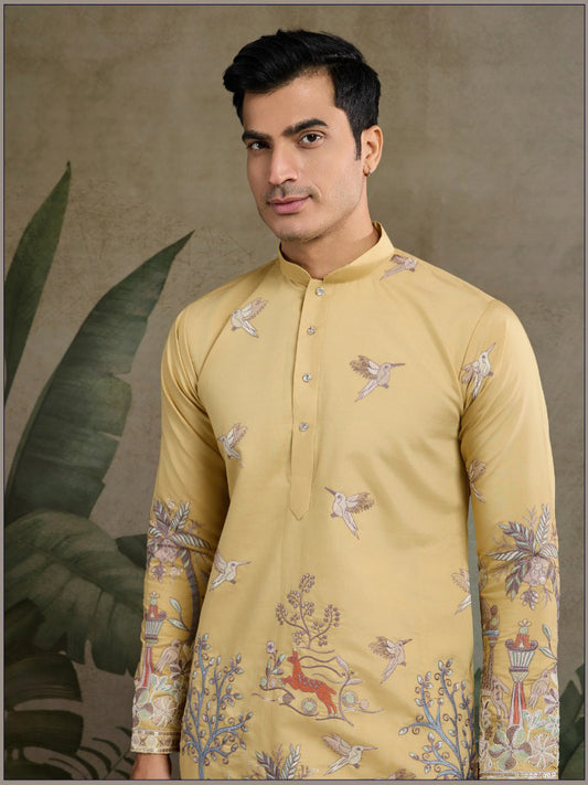 New Exclusive Festival Mens Wear Heavy Embroidered Men's Kurta