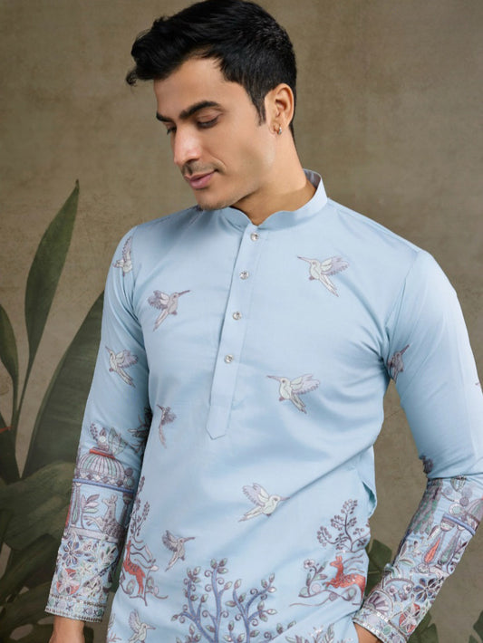 New Exclusive Festival Mens Wear Heavy Embroidered Men's Kurta