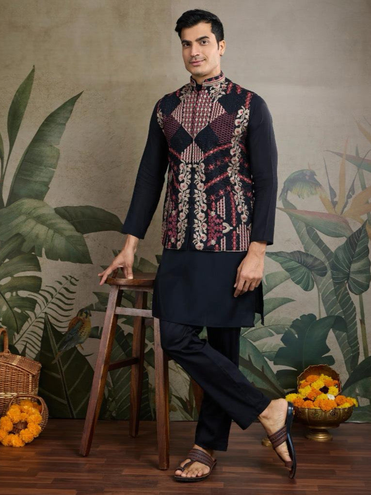 New Exclusive Festival Wear Koti Style Wtih Men's Kurta Collection