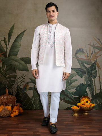Koti Style Viscose Silk Kurta Set – Elegant Layered Ethnic Wear for Festive & Party Look