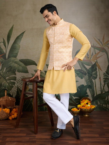 Exclusive Wedding Special Koti Style Men's Kurta Collection